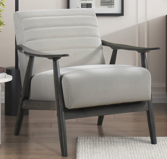 Contemporary Fabric Wooden Accent Chair 1287PE Toronto Stock
