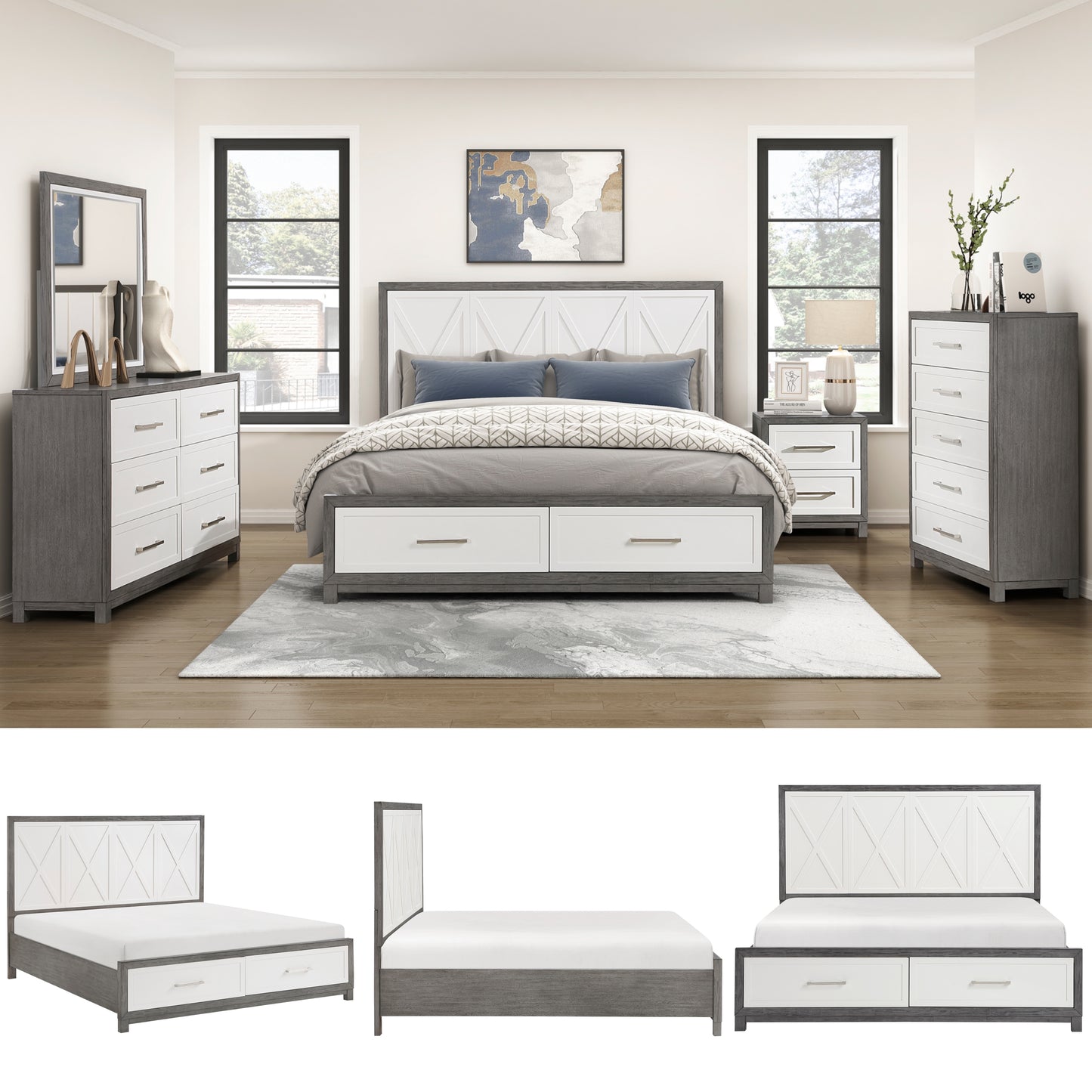 Model 1366 Bedroom Set  California Stocks