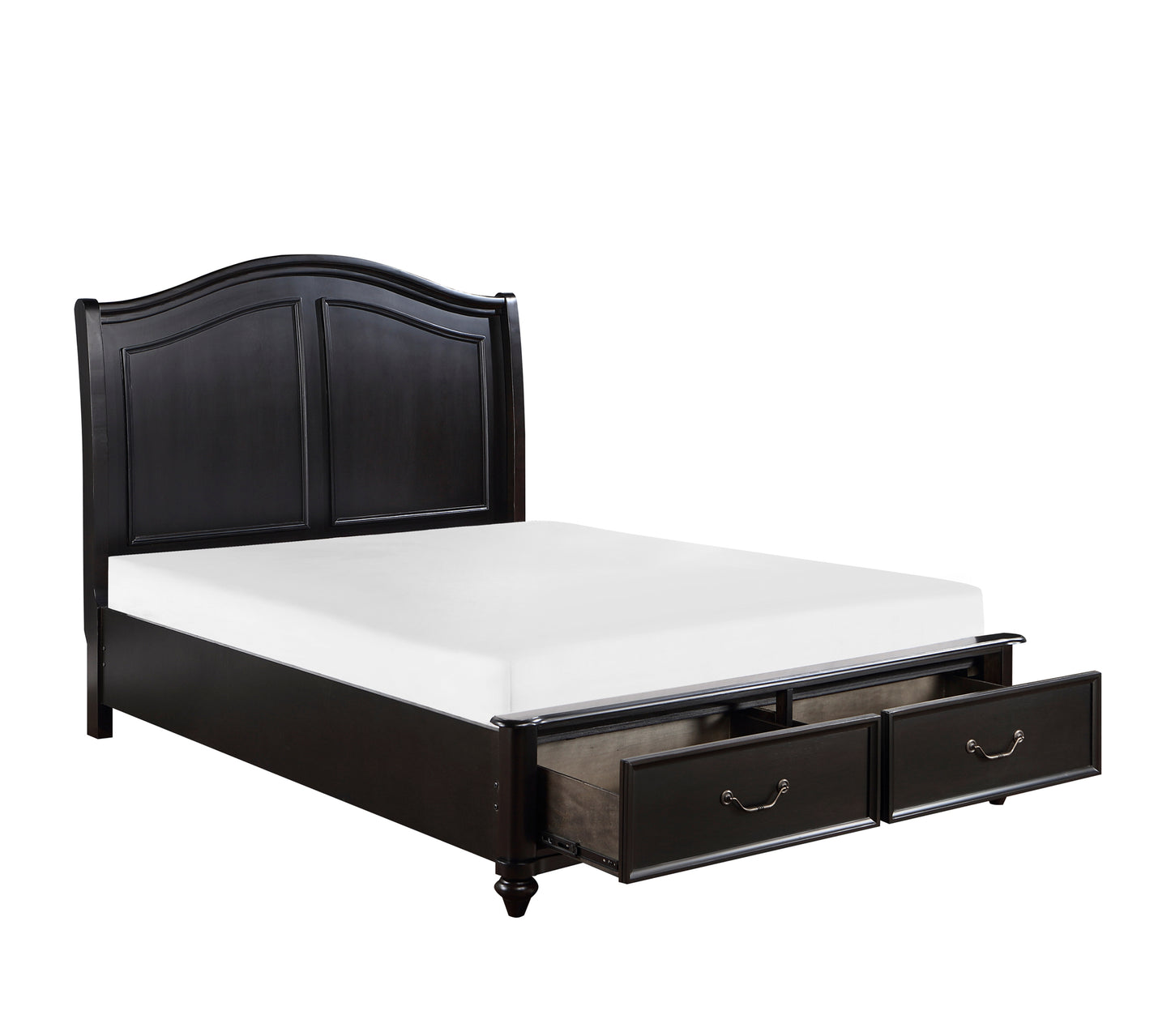 Wooden Bedroom Set 1420 , Bed with 2 Drawers , Toronto Stocks