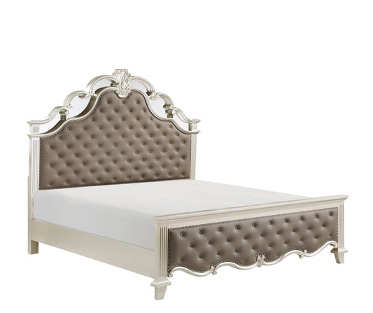 Queen Mirrored Classic Bed 1429 Toronto Stocks Limited