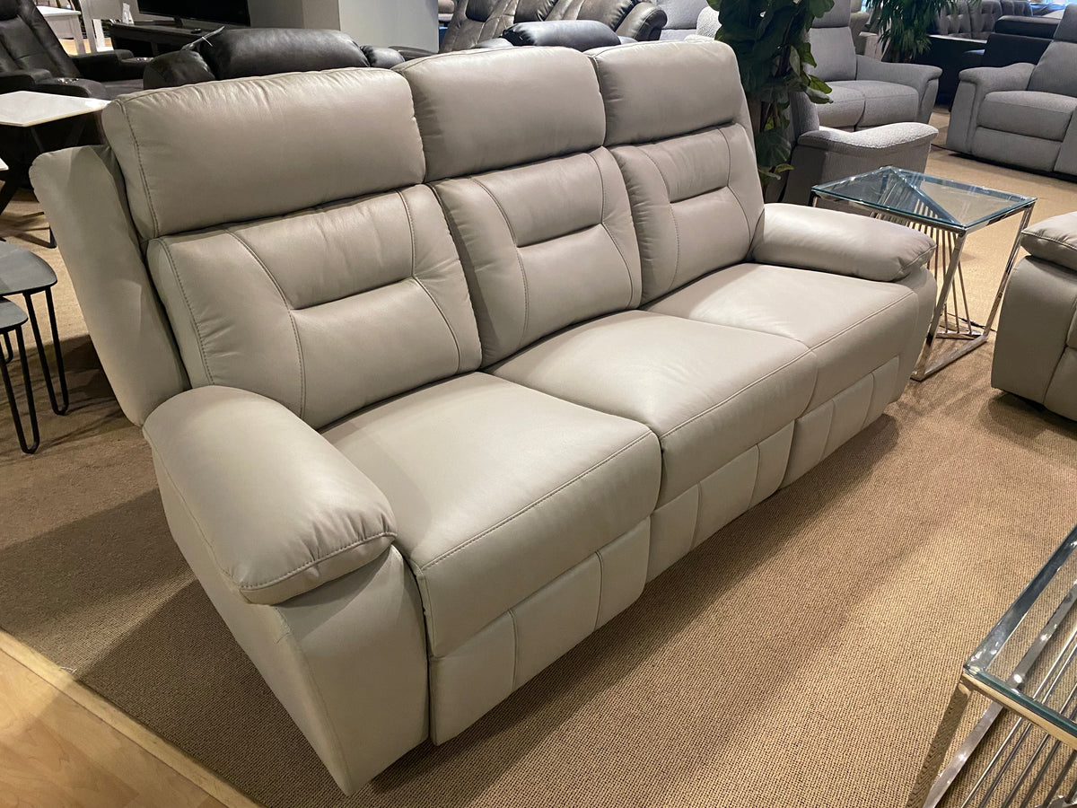 Model 9629SVE leather power recliner sofa, front three-seat view