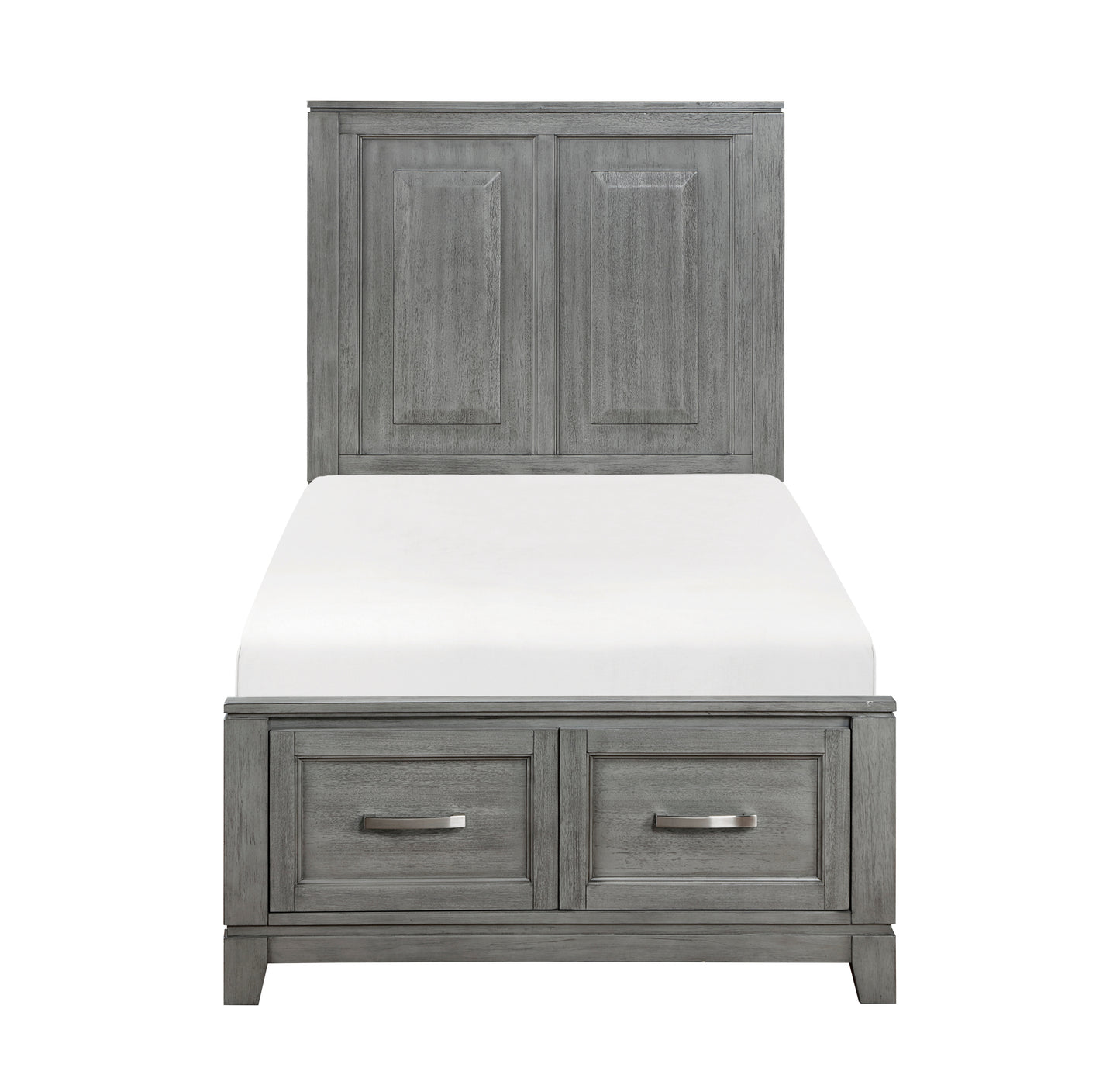 Gray Storage Kid / Youth Bed Twin, Double 1450 California Stock
