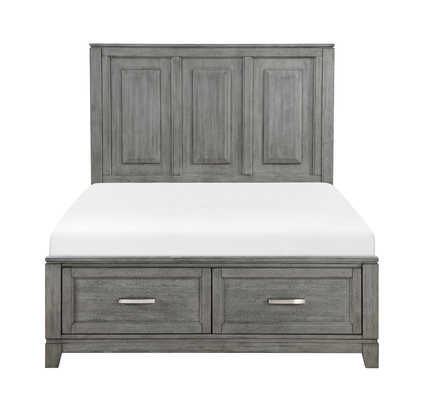 Children / Kids/ Youth White Storage Bedroom Set 1450 Grey, California Stock