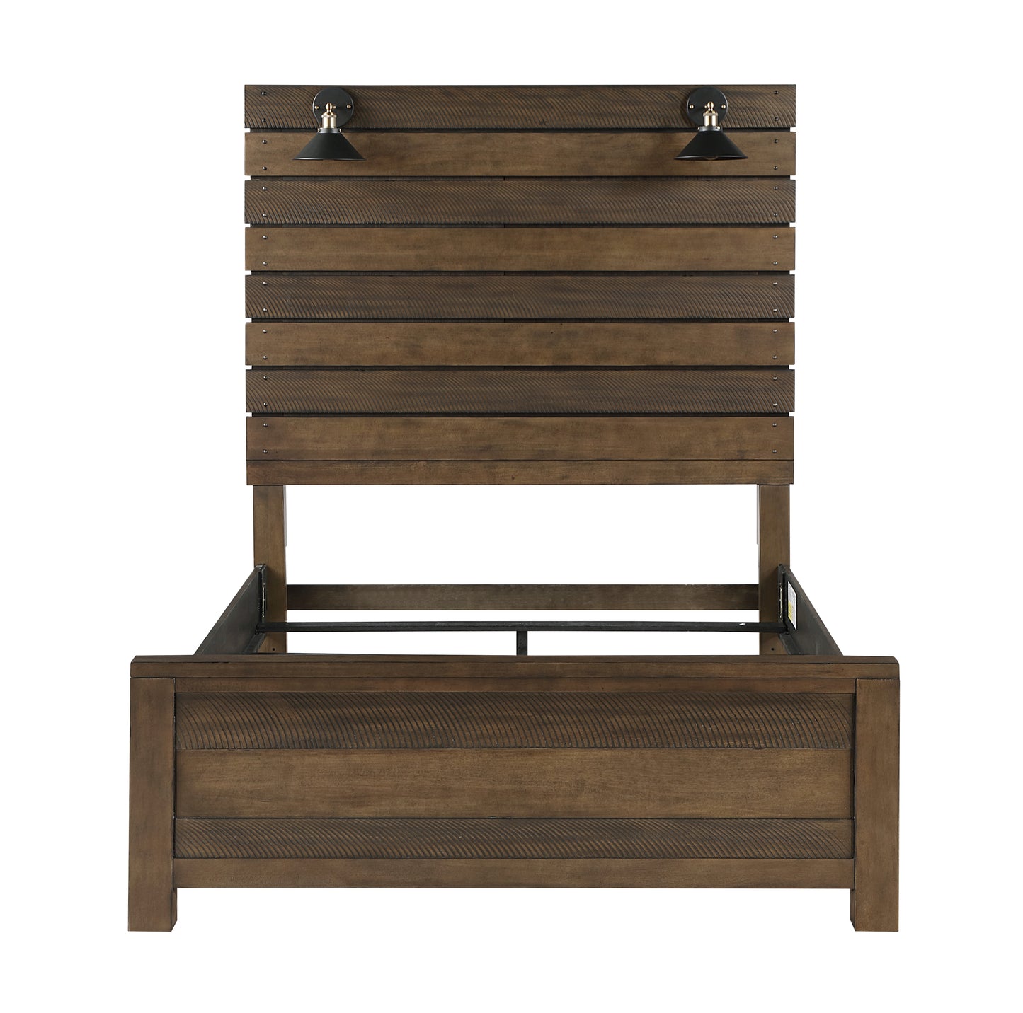 Transitional Industrial Design Rustic look Wooden Queen Bed 1497 Limited Stocks Toronto