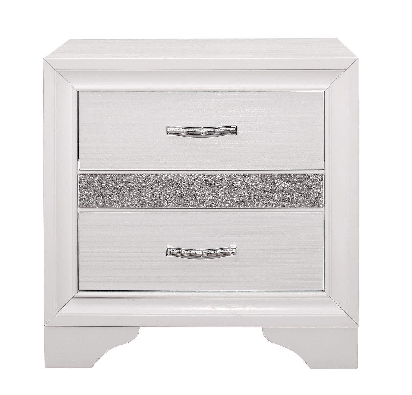 White Storage Drawers Queen/King Bed & Night Tables 1505W Limited Toronto Stock
