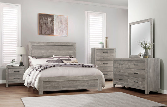 Rustic Style Bedroom Set White Queen/King/Full/Twin 1534GY Limited Stocks Toronto