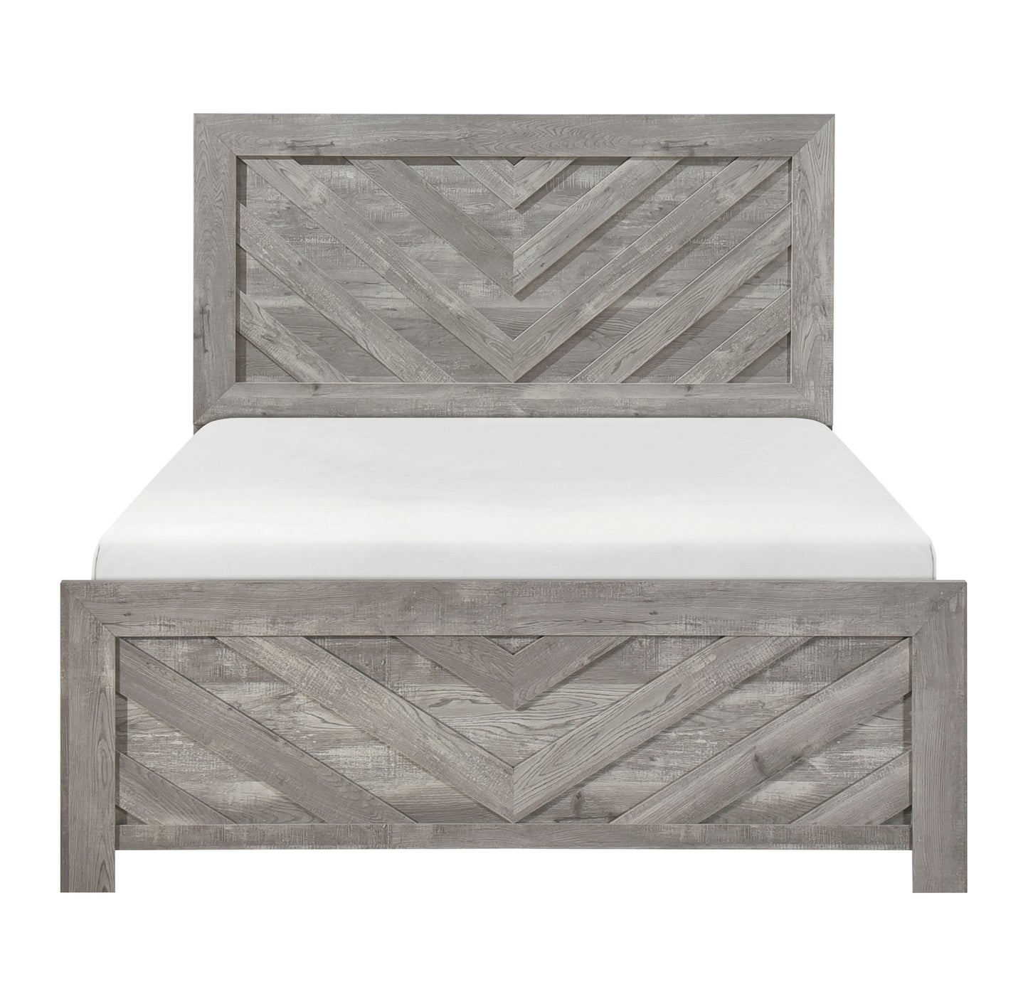 Rustic Style Bedroom Set White Queen/King/Full/Twin 1534NPGY Limited Stocks Toronto