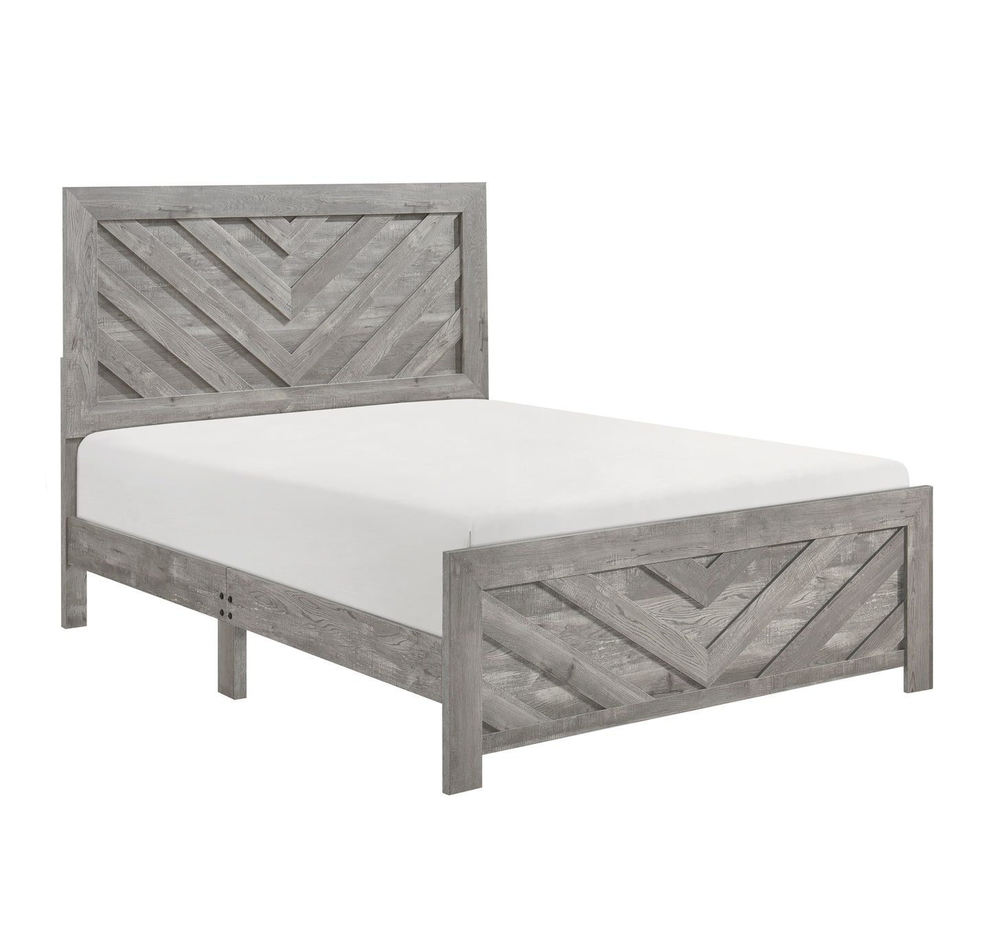 Rustic Style Queen/King Bed 1534NPGY  Toronto Stocks