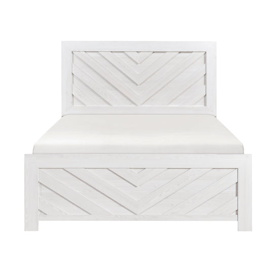 Rustic Style Queen/King Bed 1534NPWH  California Stocks