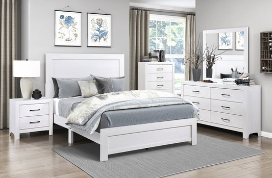 Rustic Style Bedroom Set White Queen/King/Full/Twin 1534WH Toronto Limited Stocks