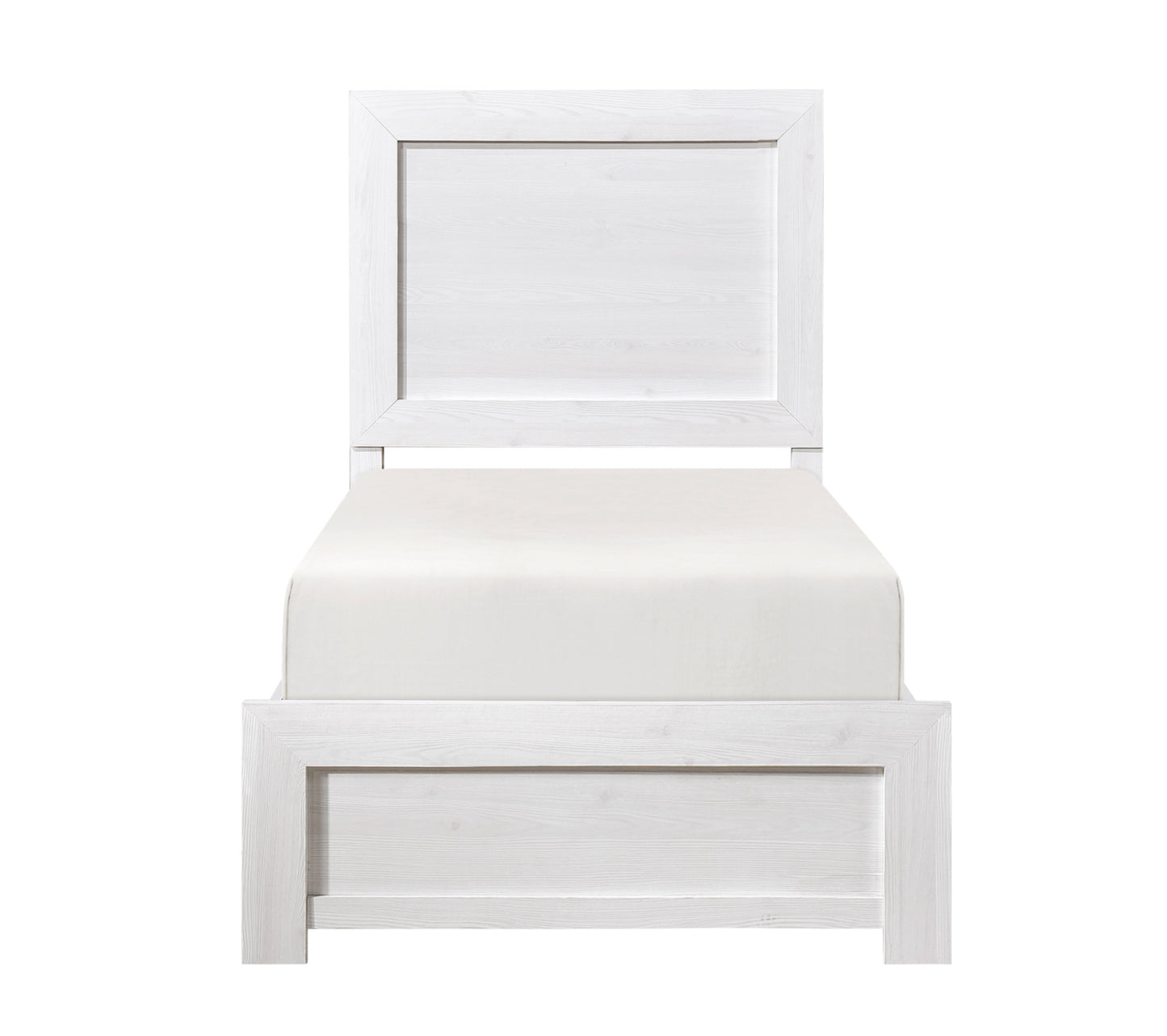 Children/Kid/Youth White Twin or Double/Full Bed & Set 1534WHT Limited Toronto Stock