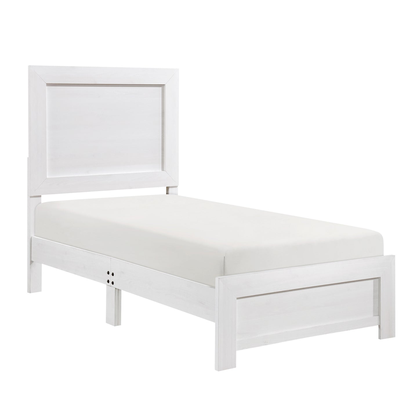 Children/Kid/Youth White Twin or Double/Full Bed & Set 1534WHT Limited Toronto Stock