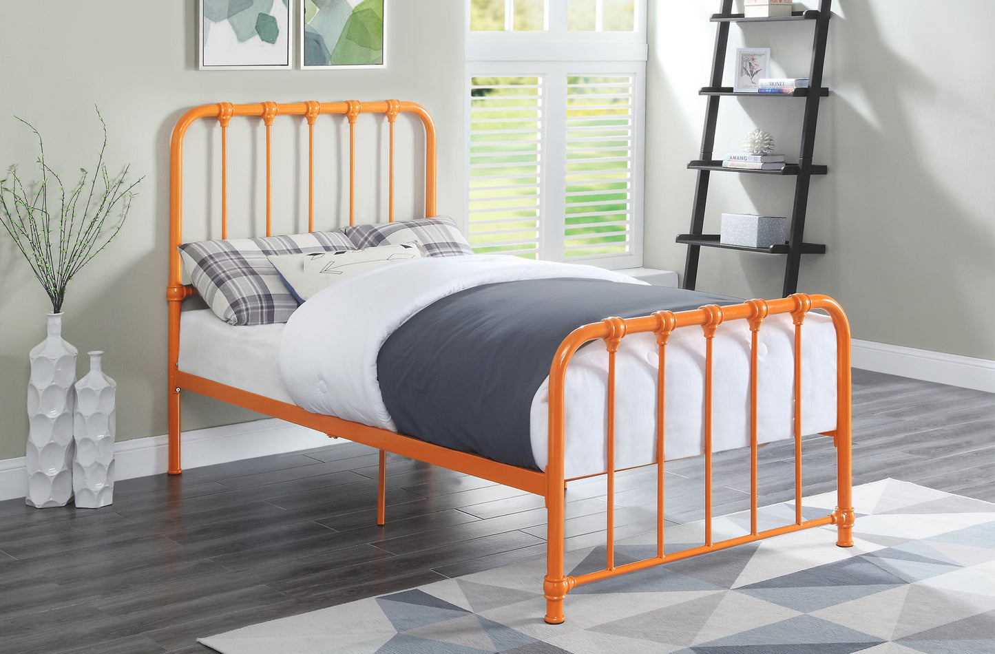 Metal Platform Bed Twin/Full/Queen 1571RN California Stocks