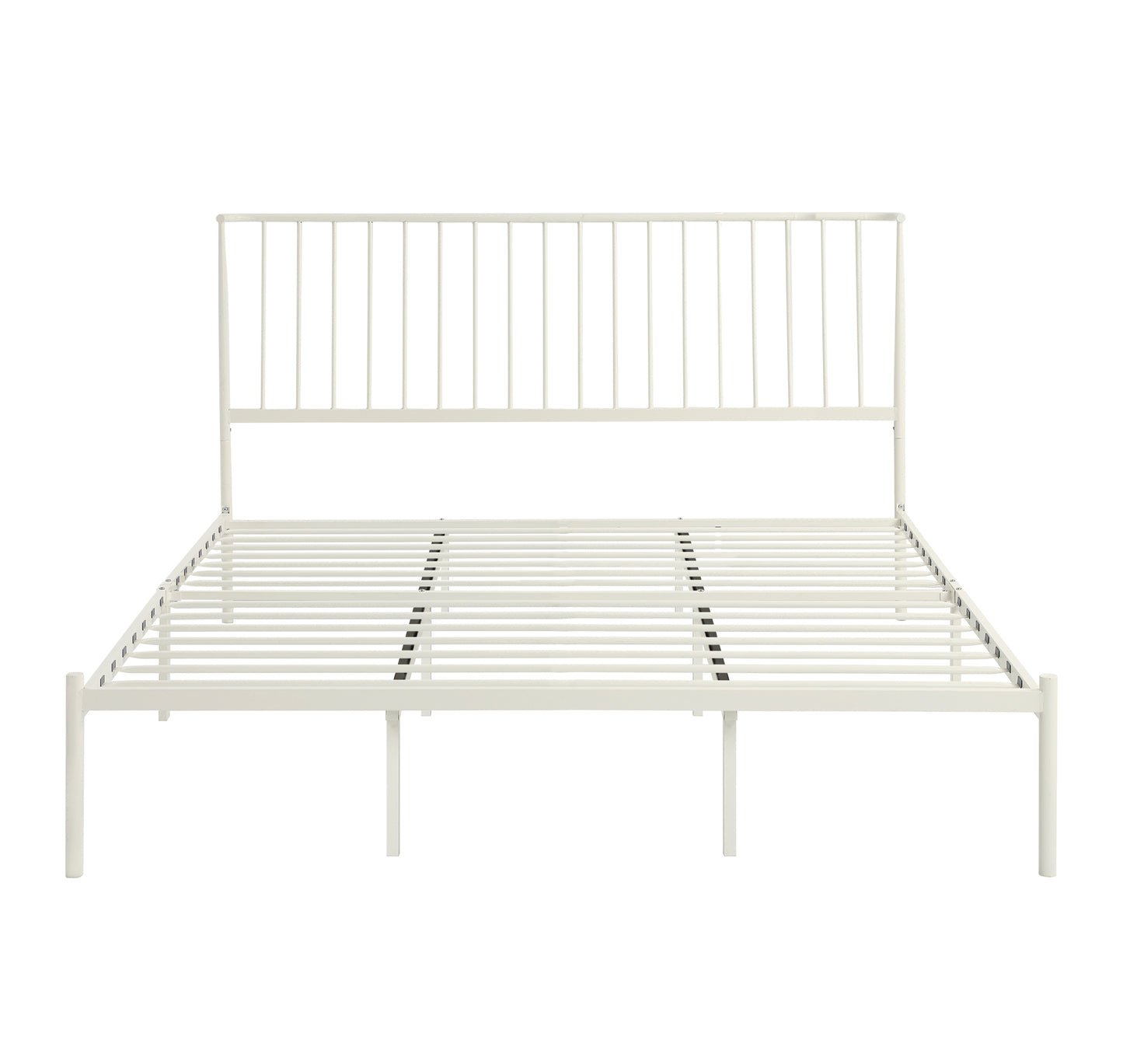 White Metal Bed Queen/King/Double/Full/Single Size 1630WH Toronto Stocks Limited