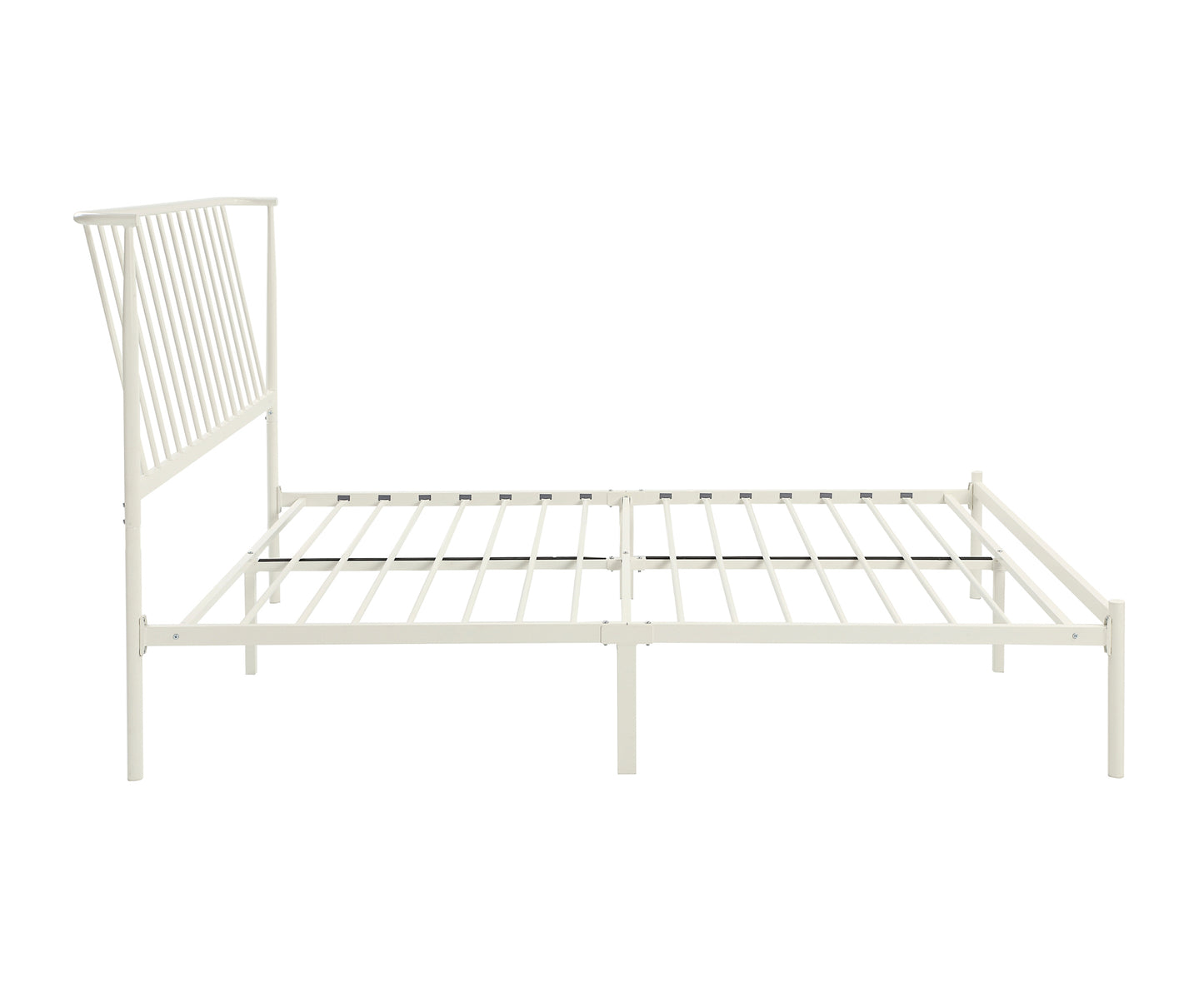 White Metal Bed Queen/King/Double/Full/Single Size 1630WH Toronto Stocks Limited