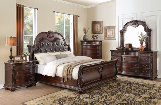 Classic Luxury Traditional Sleigh Bed & Sets 1757 Limited Stocks Toronto + Plus California