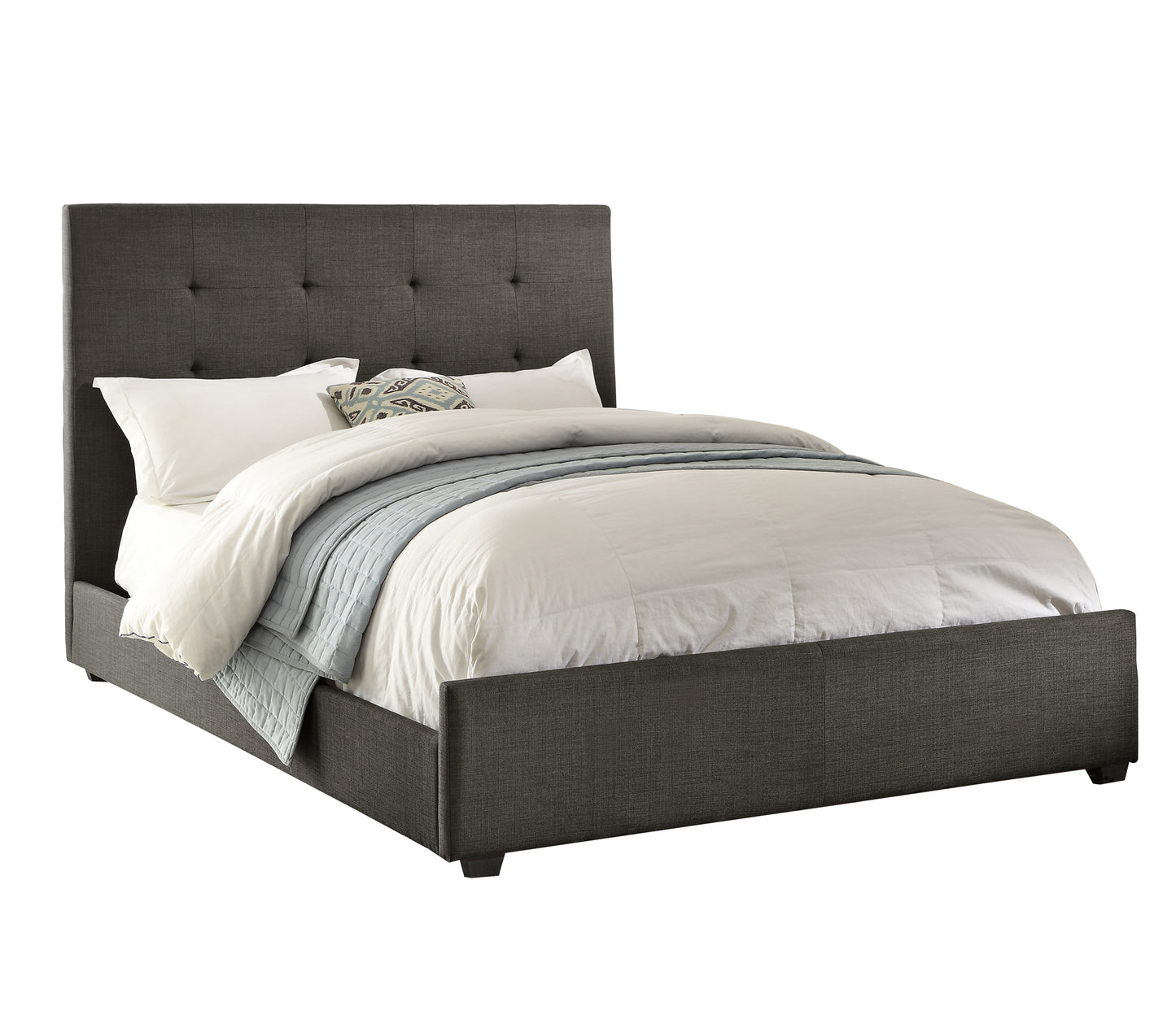 Gray Fabric Queen/King/Full Bed 1890N Limited Stocks Toronto