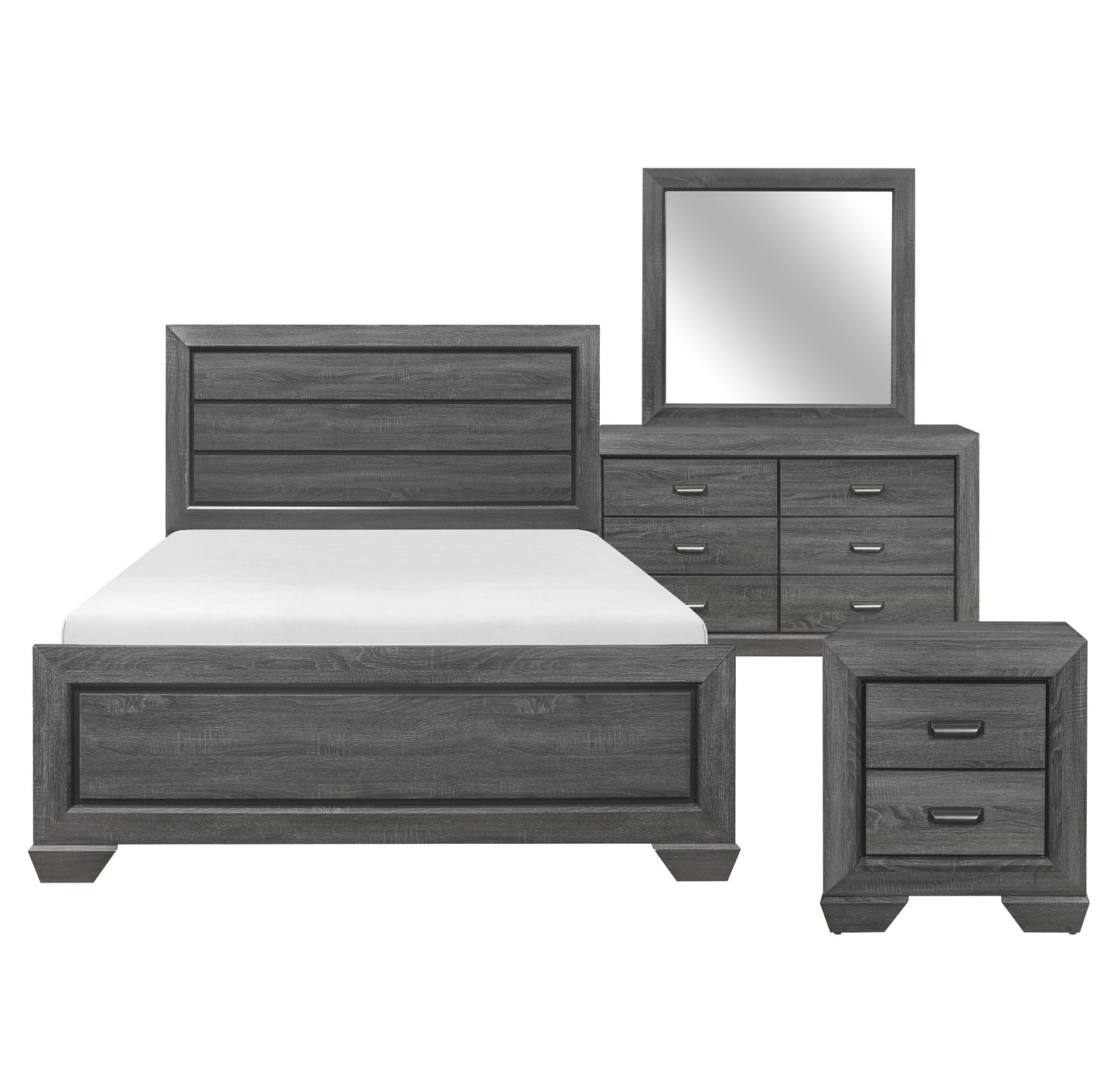 Contemporary Design Queen Bed & Set 1904GY Limited Stocks Toronto + California