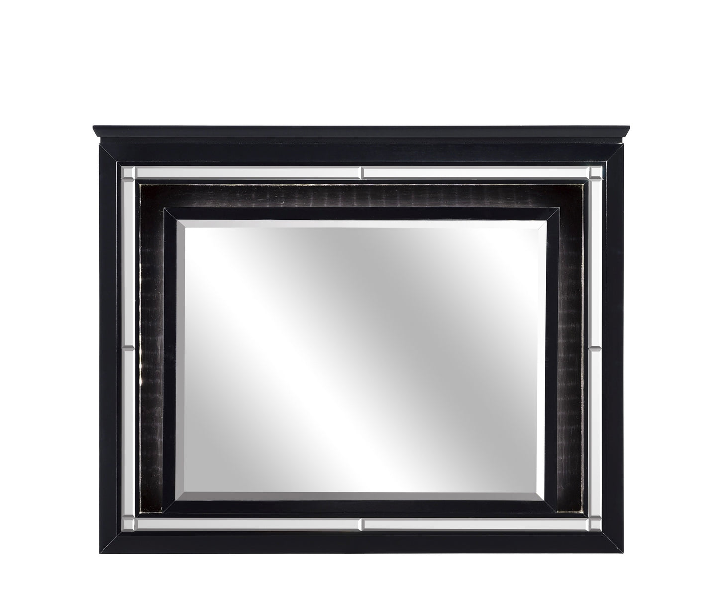 Classic Glamorous Black/White Night Tables/Chests/Dressers/Mirror 1916BK/W Limited Stocks Toronto
