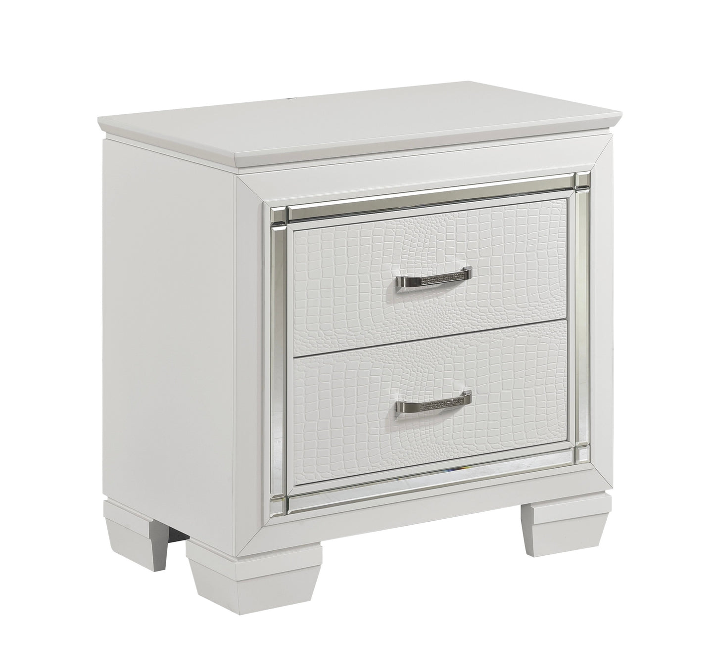Classic Glamorous Black/White Night Tables/Chests/Dressers/Mirror 1916BK/W Limited Stocks Toronto