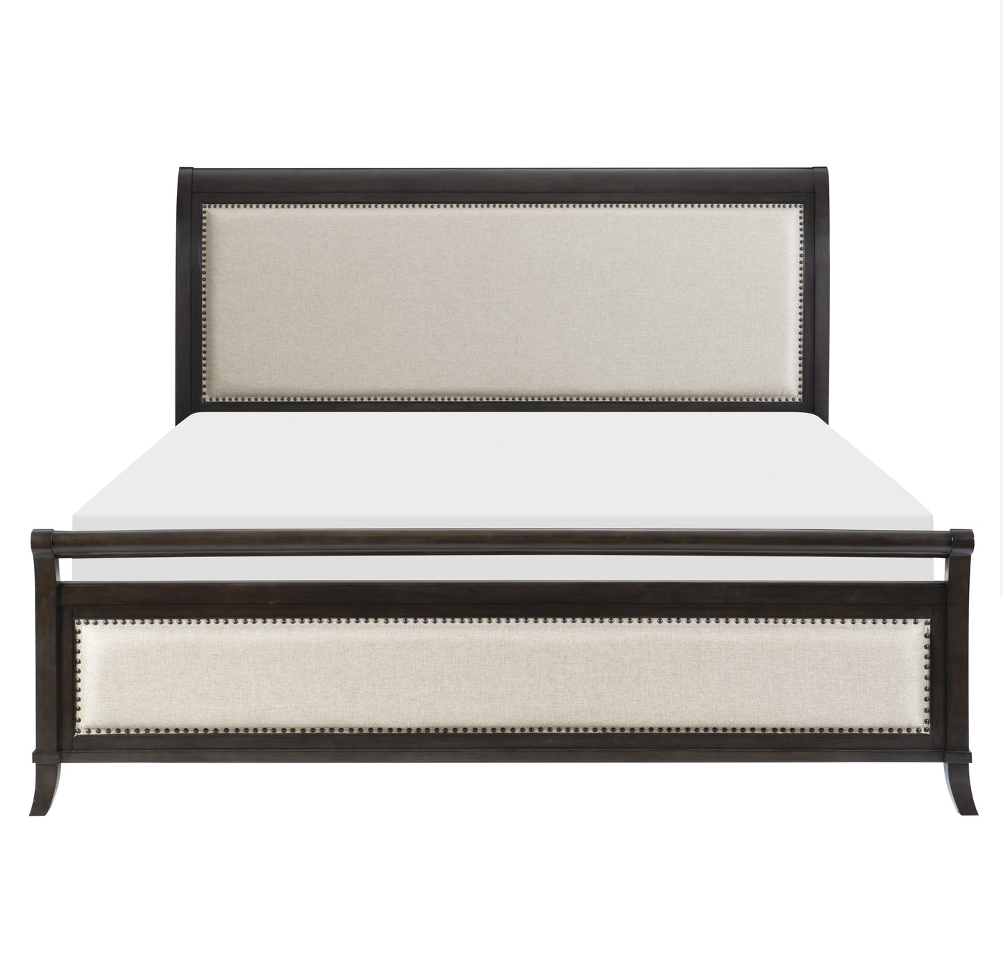 Transitional Design Upholstered Sleigh King Bedroom Set 1923NB Limited Stocks Toronto