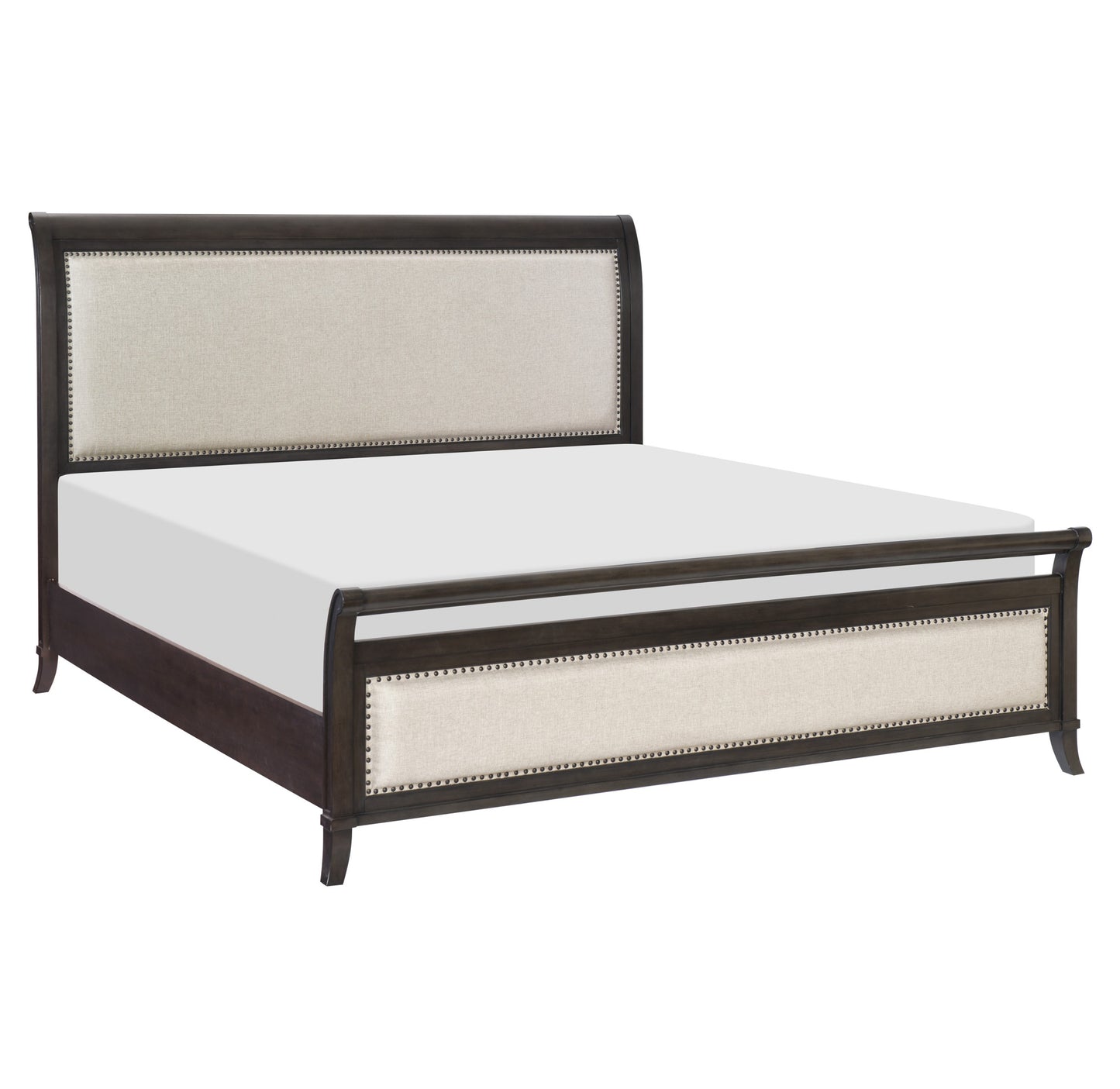 Transitional Design Upholstered Sleigh King Bedroom Set 1923NB Limited Stocks Toronto