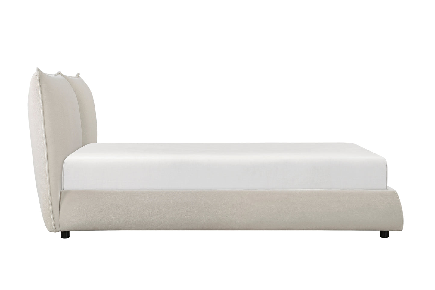 Modern Contemporary Fabric Upholstered Queen/King/Full Bed 1930 Limited Stocks Toronto + California