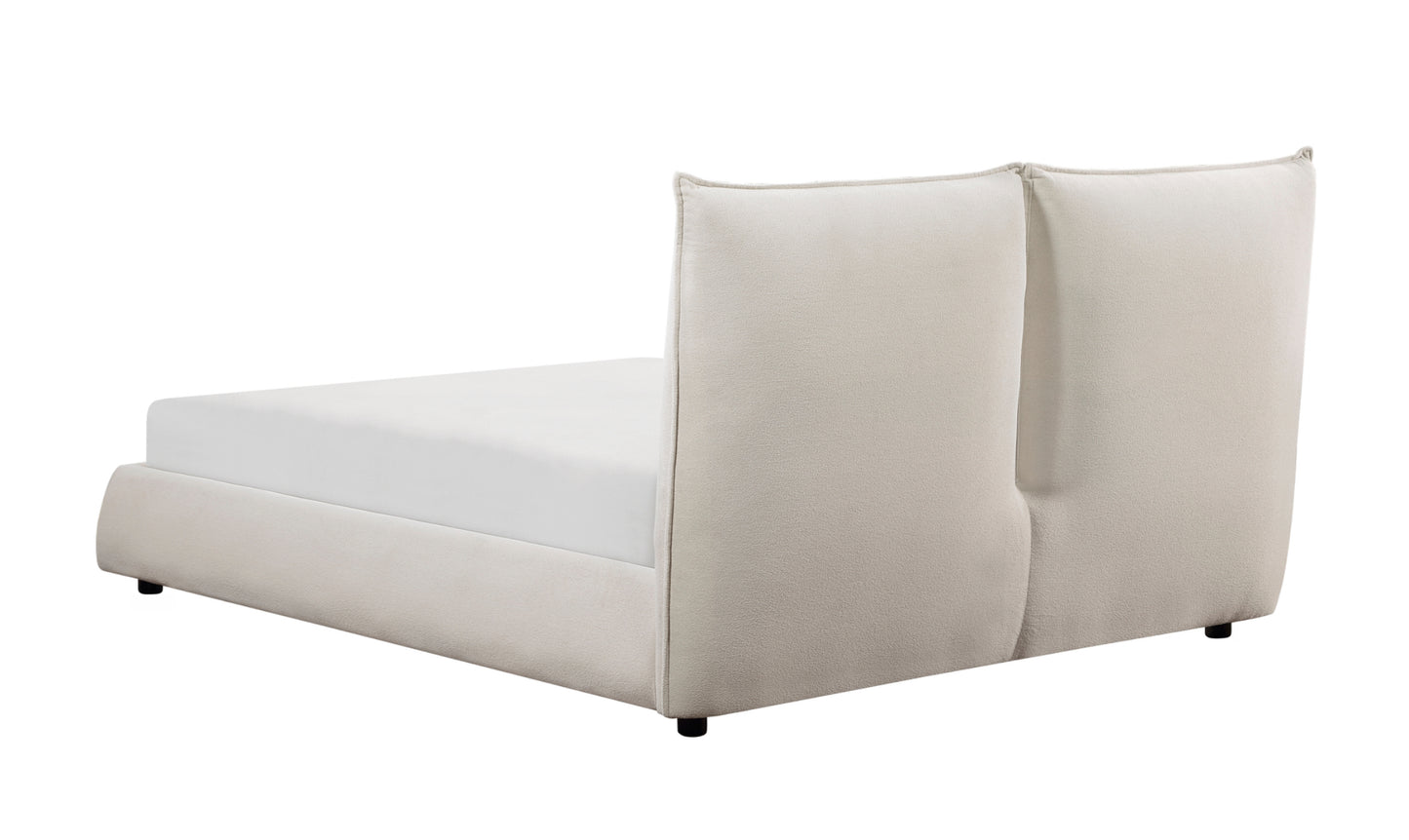 Modern Contemporary Fabric Upholstered Queen/King/Full Bed 1930 Limited Stocks Toronto + California