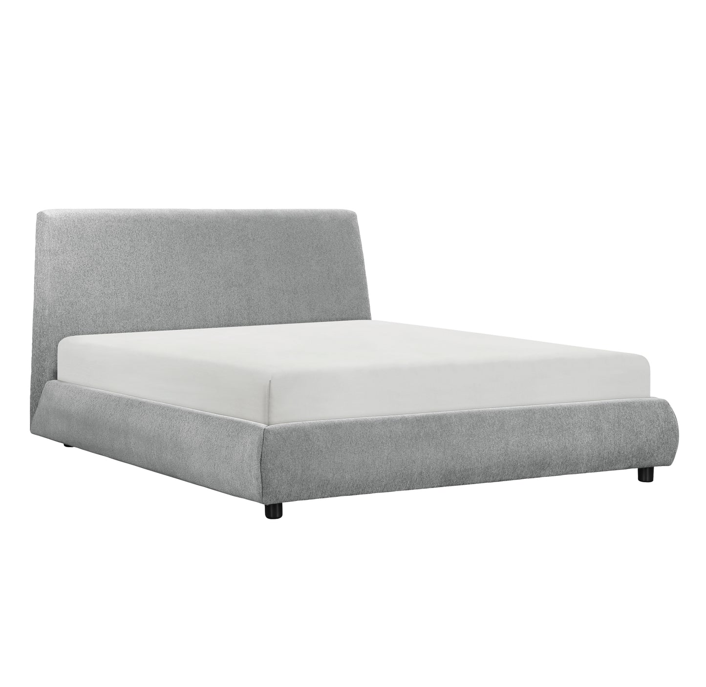 Modern Contemporary Fabric Upholstered Queen/King/Full Bed 1931 Limited Stocks Toronto + California