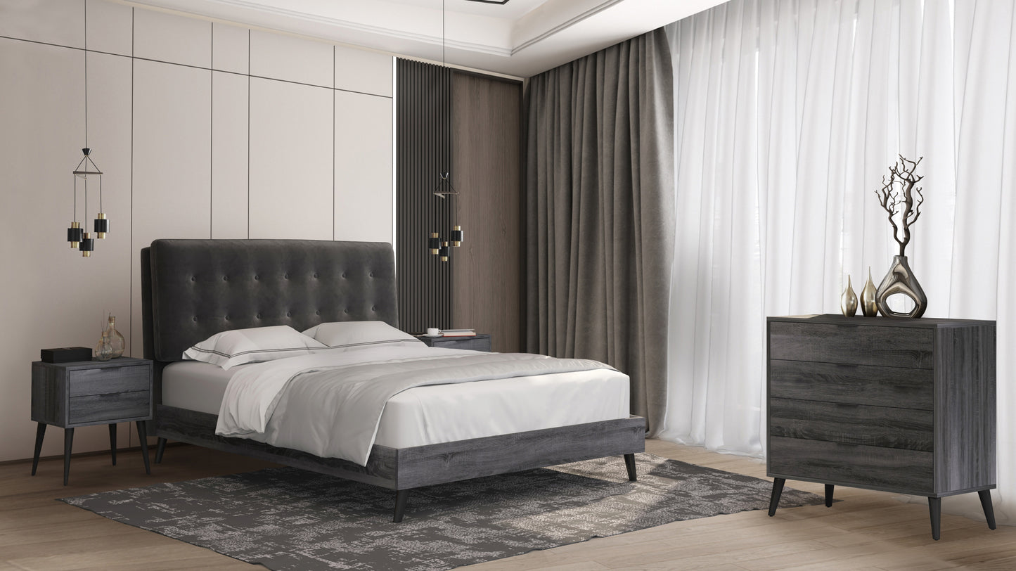 Modern Contemporary Queen/King/Full Bed,Night Table,Chest 1962DG Limited Stocks Toronto