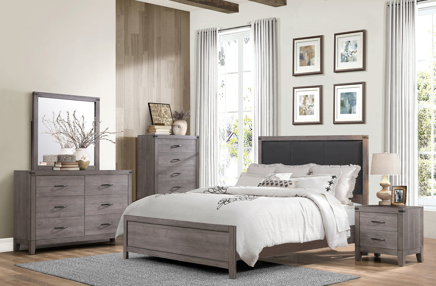 Industrial Design Contemporary Look Twin/Full/Queen Beds & Set 2042 Limited Stocks Toronto