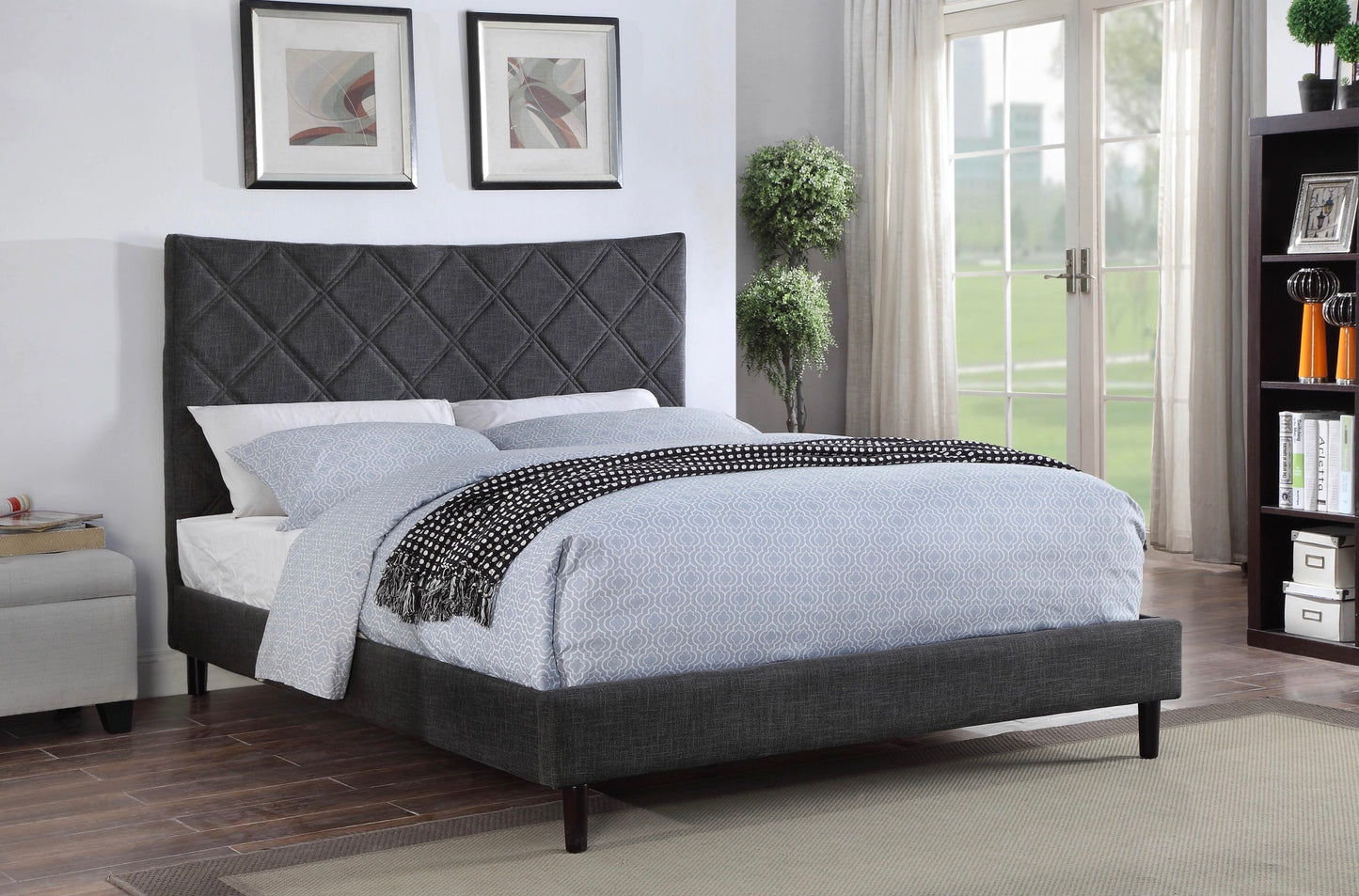 Model 5829DGY Queen / Full / King Bed Toronto Stocks