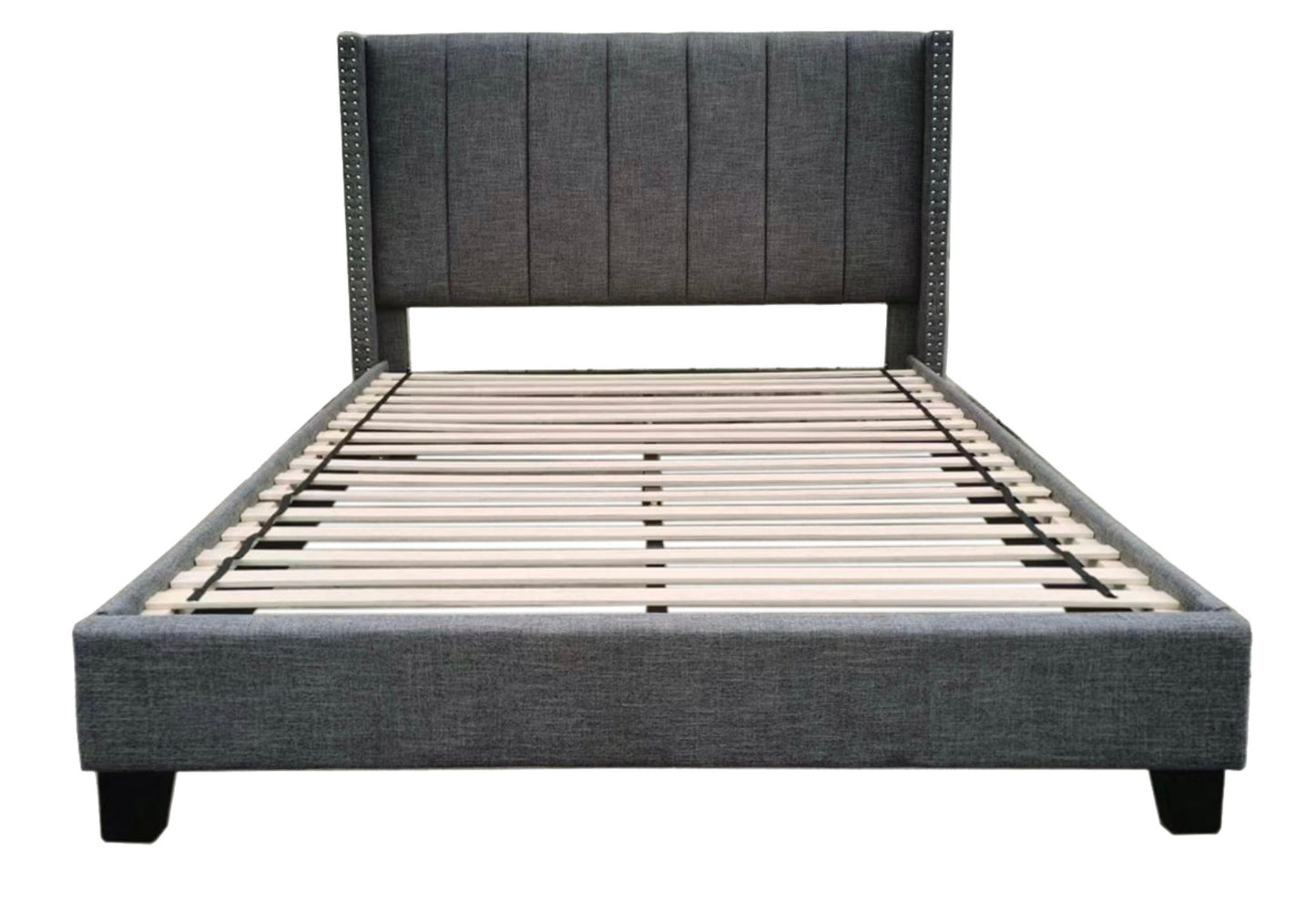 Lit en tissu, tailles double/grand/très grand, modèle 5831DG, en stock à Toronto