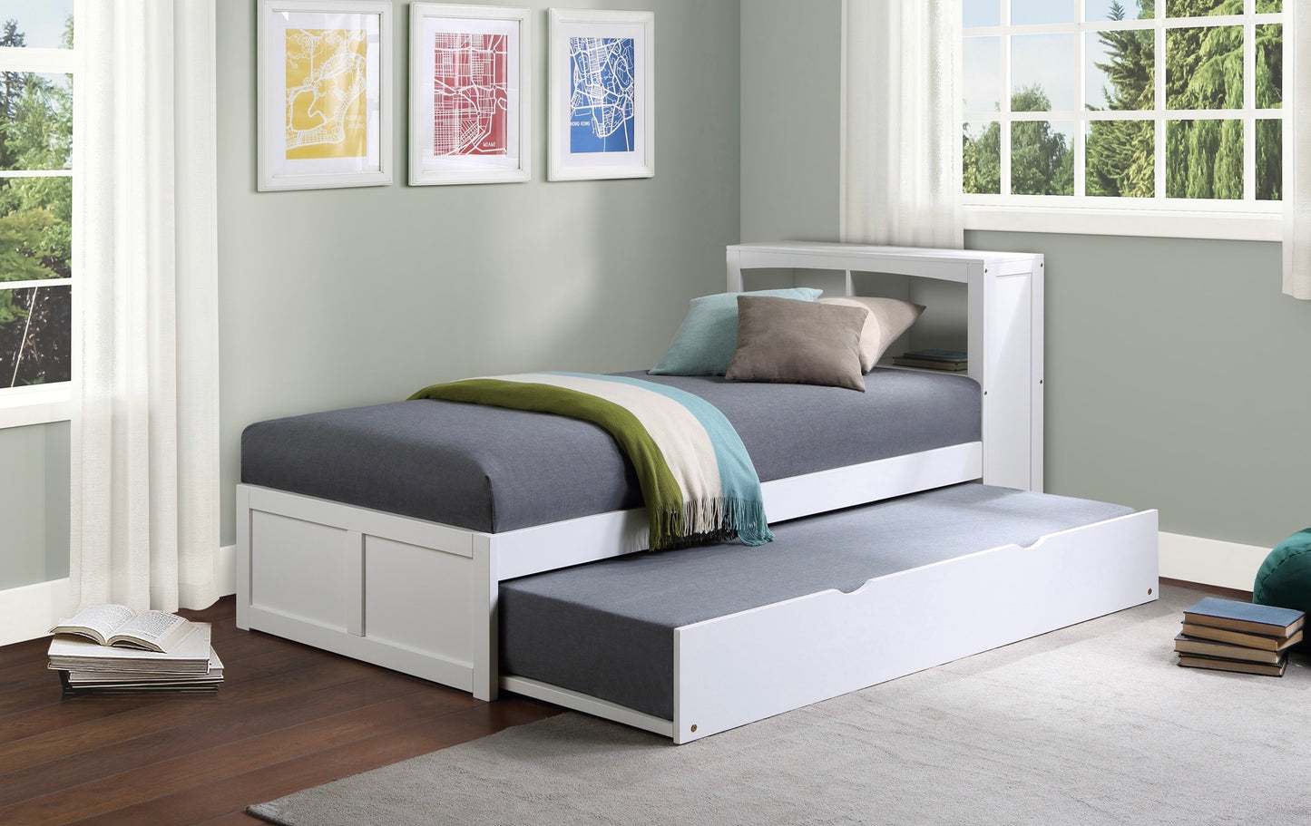 Model B2053BCW  Twin/Kid Bed  . California/Toronto stock