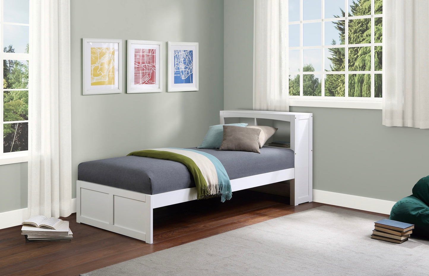 Model B2053BCW  Twin/Kid Bed  . California/Toronto stock