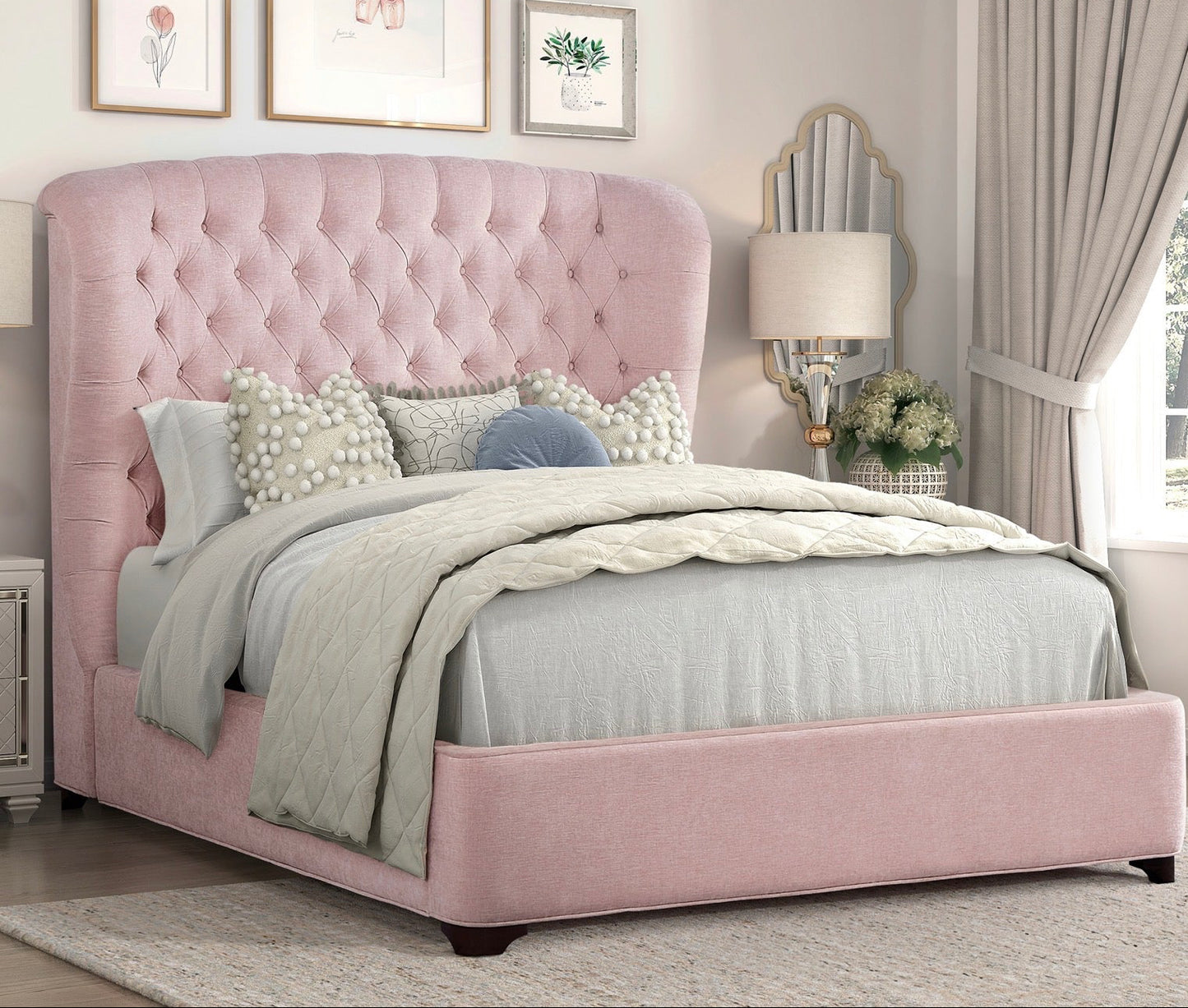 Modèle 1308PN Lit Queen/King/Full/Twin en stock en Californie