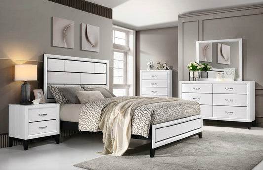 Model 1645WH  California Stocks Queen/King Bedroom Set  6-8 weeks
