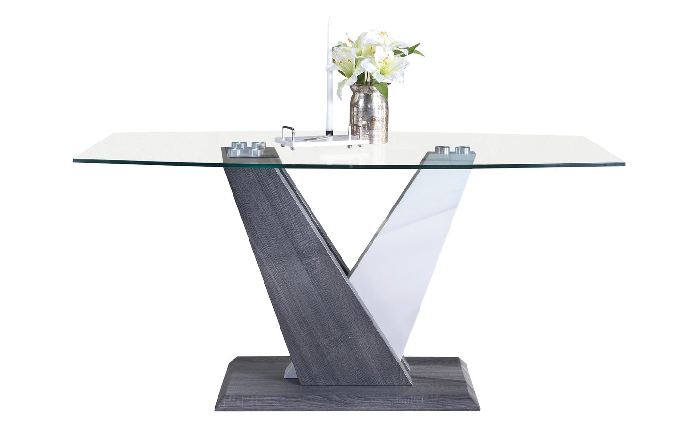 Model 7383/3656S-GY  Glasstop Table + 4 Chairs Limited Stocks Toronto