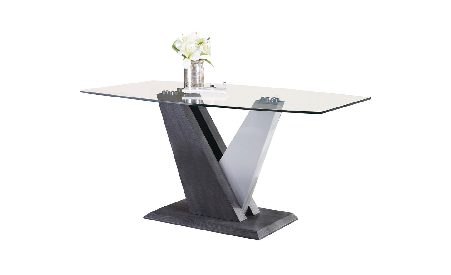 Model 7383/3656S-GY  Glasstop Table + 4 Chairs Limited Stocks Toronto