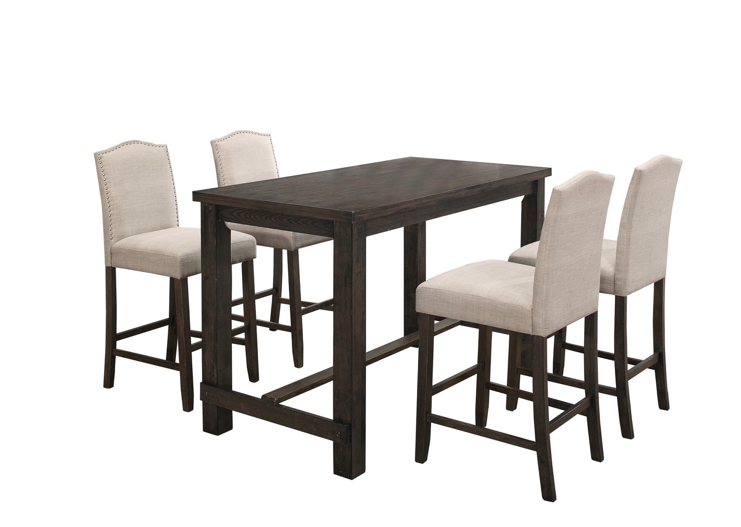 Offre spéciale : Ensemble de salle à manger avec comptoir CLR, modèle 5190, 4 pièces