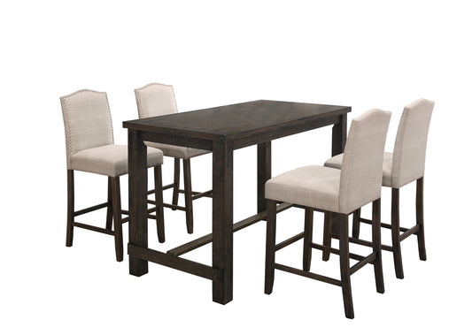 Offre spéciale : Ensemble de salle à manger avec comptoir CLR, modèle 5190, 4 pièces