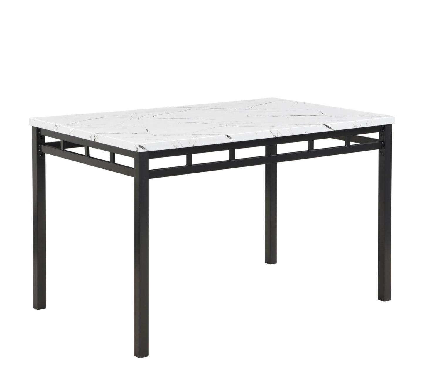 Ensemble de salle à manger 5 pièces, modèle 5275, plateau en imitation marbre. En stock à Toronto.