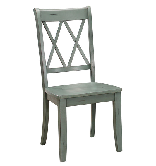 Wooden Chair Teal Color Model 5516TLS  Toronto Limited Stocks