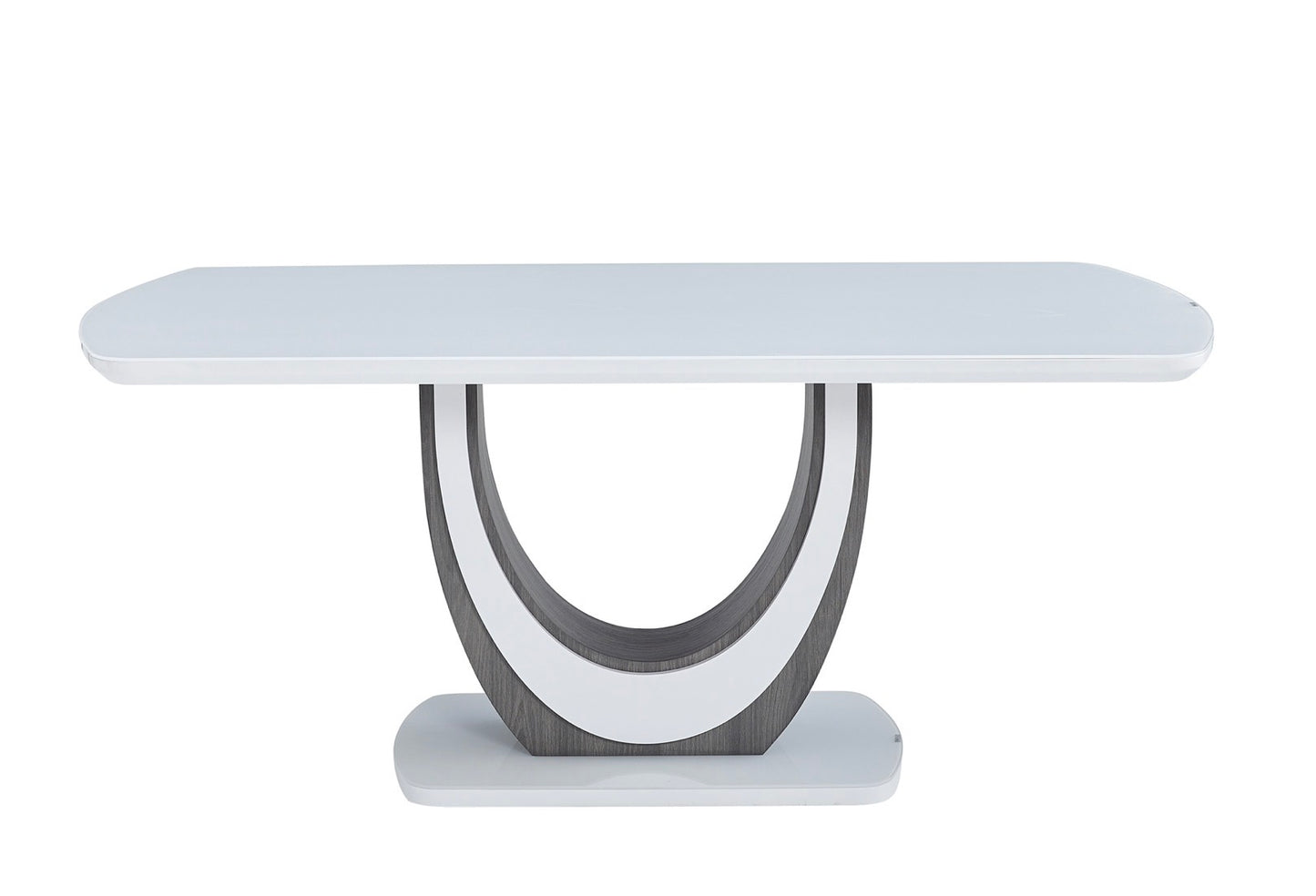 White Glass top  Dining Table Model 5922 Toronto Stocks