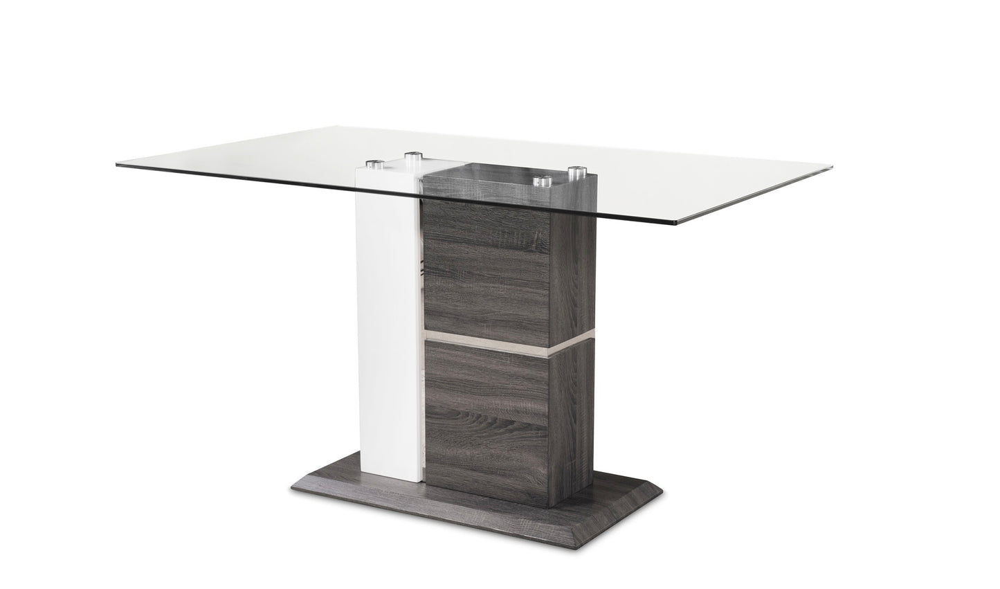 Ensemble de salle à manger avec comptoir en verre, 5 pièces, 6826-36DR5