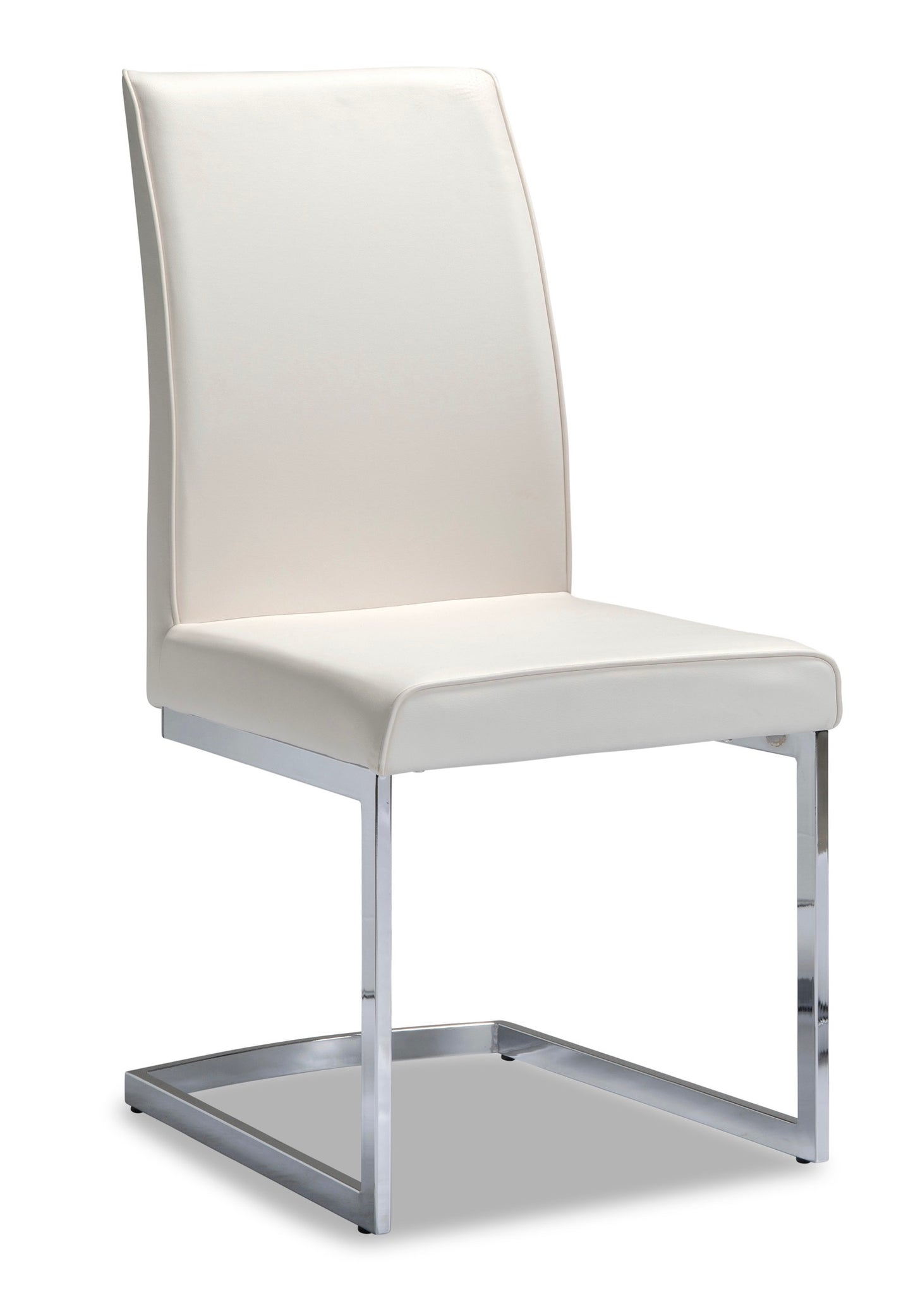Tempered Glass Top Modern Dining Set Model 6848/6826S white Chairs Toronto Stocks