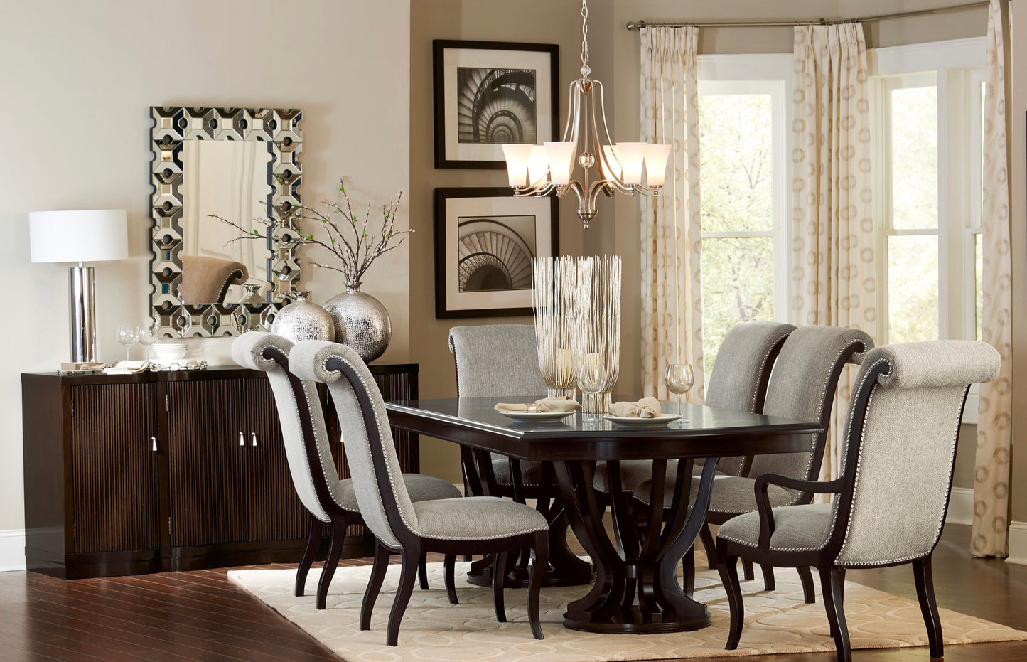 Model 5494-106 Large Dining Set California Stocks 6-8 Weeks