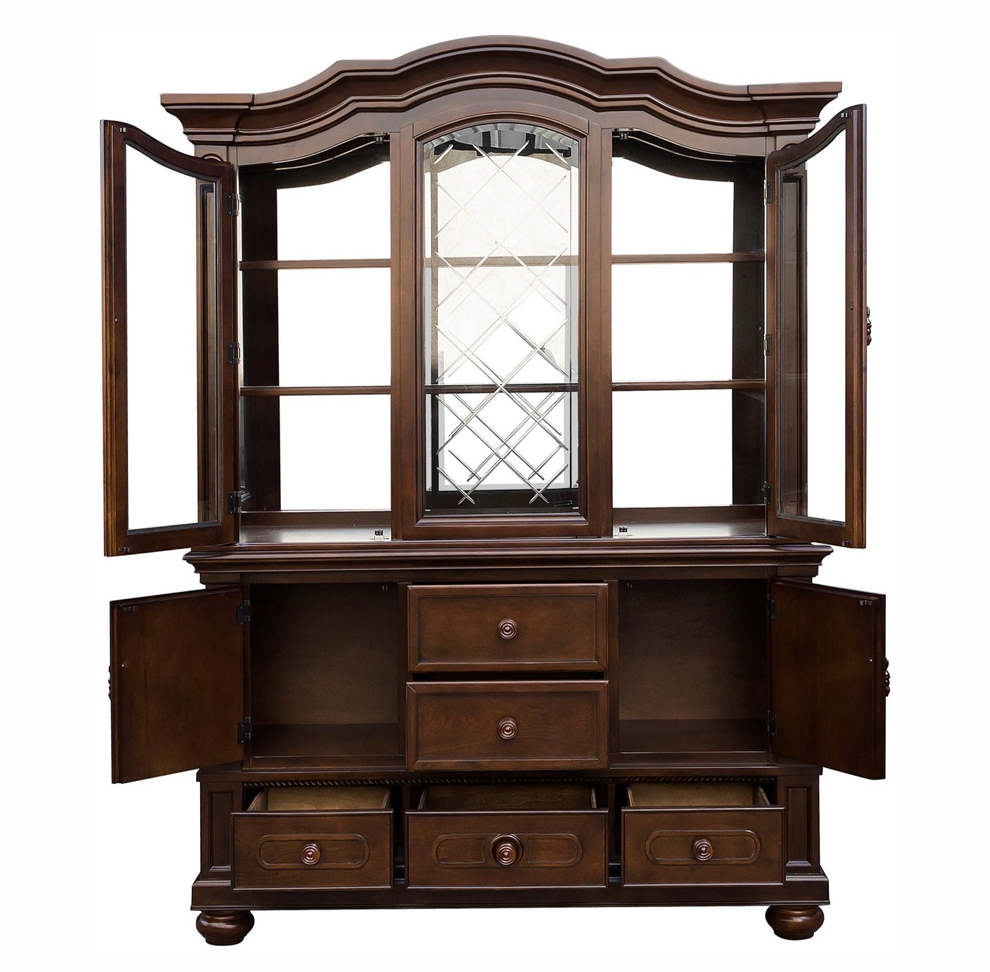 Model 5473 China Cabinet/ Hutch Buffet California Stocks 6-8 weeks