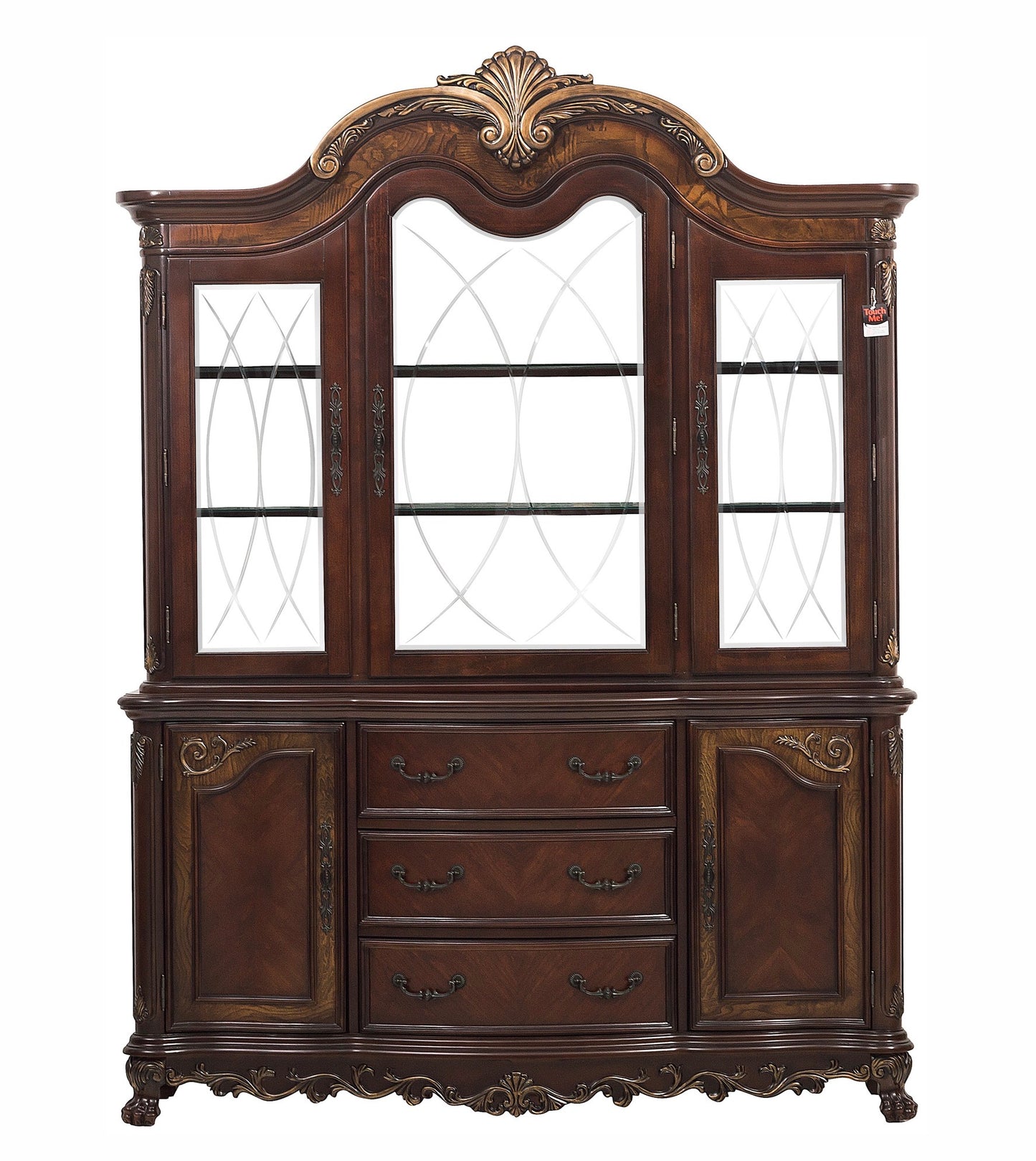 Model 2243 China Cabinet/ Hutch Buffet California Stocks 6-8 weeks