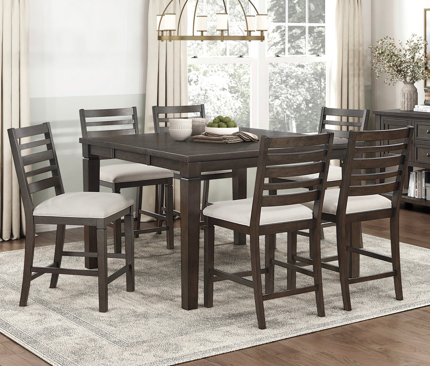 Model 6023-36 Counter Dining Set  California Stocks 6-8 Weeks